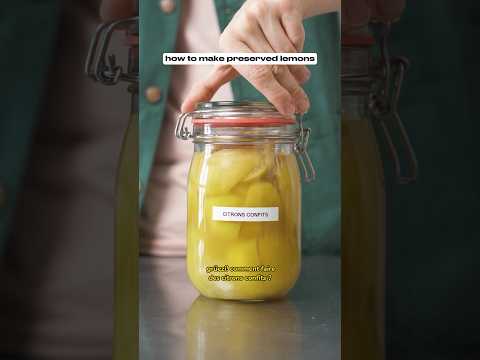 Recette citron confit sucre en bocal