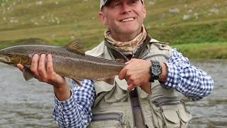Salmon Fishing River Gruinard - West Coast of Scotland