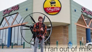 Flying to the Supermarket for Milk!