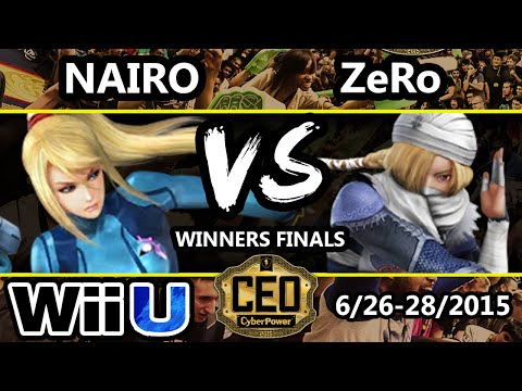 CEO 2015 - Nairo (Zero Suit Samus) Vs. ZeRo (Sheik) - Winners Finals - Smash Wii U