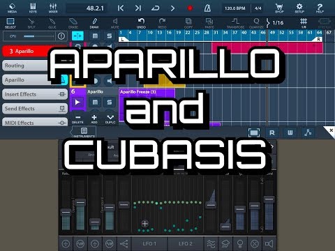 Composing With APARILLO AUv3 And CUBASIS 2.7 - iPad Demo
