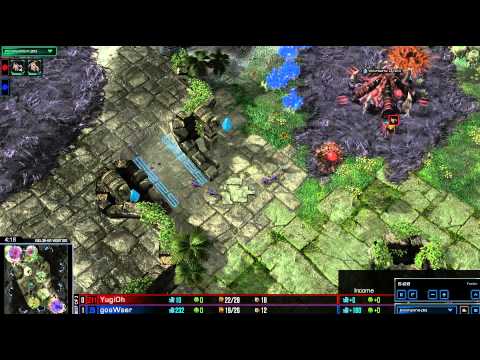 HD Starcraft 2 Goswser v Yugioh DreamHack ZvZ Heart of the Swarm g2