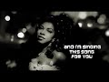 Natalie Cole -  A Song For You | Lyrics | @tiffanysstreet2