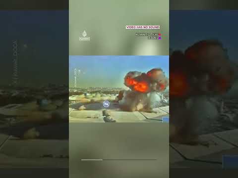 Kuwait releases CCTV footage of deadly Iranian strike on airport | AJ #shorts