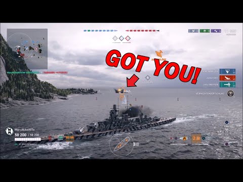 Imagine torping the enemy destroyers with your battleship - World of Warships Legends