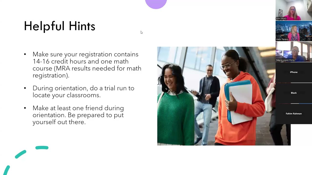 Screenshot of Preparing for Orientation video