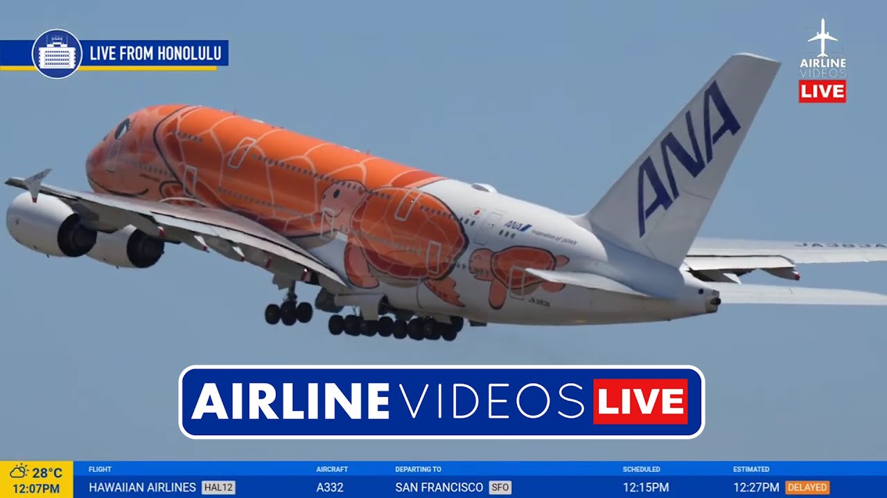 🔴LIVE: Exciting HONOLULU (HNL) Airport Action!