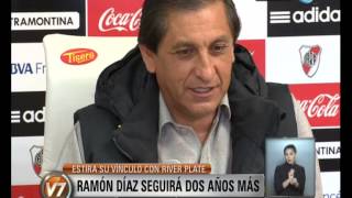 v7 2013 08 14 Ramón Diaz seguirá dos años más