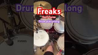 Freaks by Surf Curse drum play along. #surfcurse #drums #drummer #lesson #like #subscribe