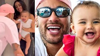 Neymar encanta em vídeo adorável com a filha, Mavie: