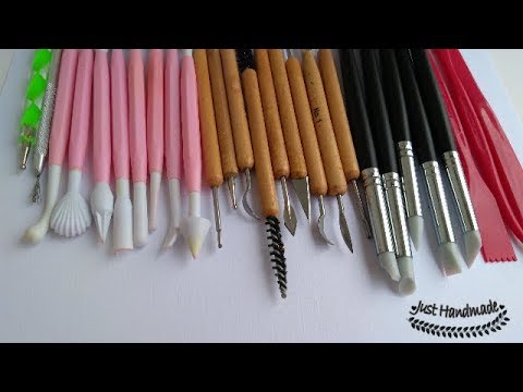 ~JustHandmade~ Polymer clay (fimo) tools tutorial