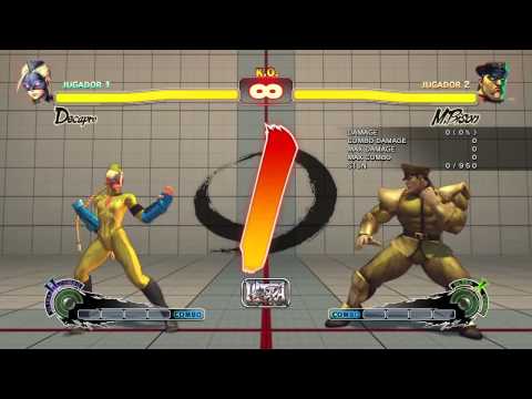 [USF4] Decapre Day 1 Tech: u2 punish test vs Bipson pt1