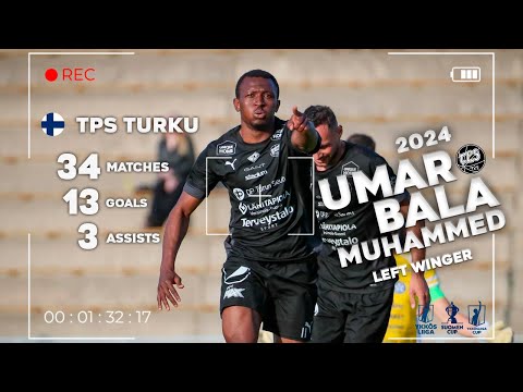 Umar Bala Muhammed Highlights TPS Turku | Ykkösliiga, Ykkösliigacup & Suomen Cup 2024