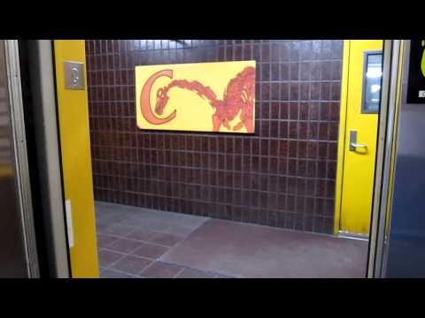 Vintage Haughton Traction Elevators at Gallery Parking Ramp