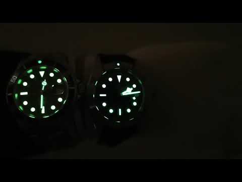 Lume battle: Rolex Submariner 16610T vs Tudor Black Bay 79730