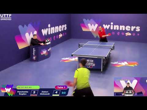 WINners CUP table 1 04.01  Panchenko Bogdan - Ziakun Aleksandr 15:30