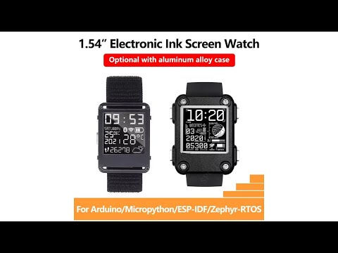 ESP32 1.54-inch E-Paper Smart Watch Display – Ultra-Low Power DIY Dev Kit!