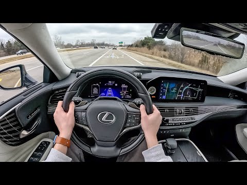2024 Lexus LS 500h - POV Test Drive (Binaural Audio)