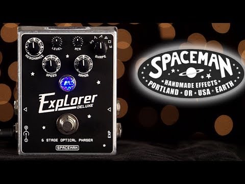 Immagine Spaceman Explorer Deluxe Phaser Pedal White Edition - Mint With Box - 7