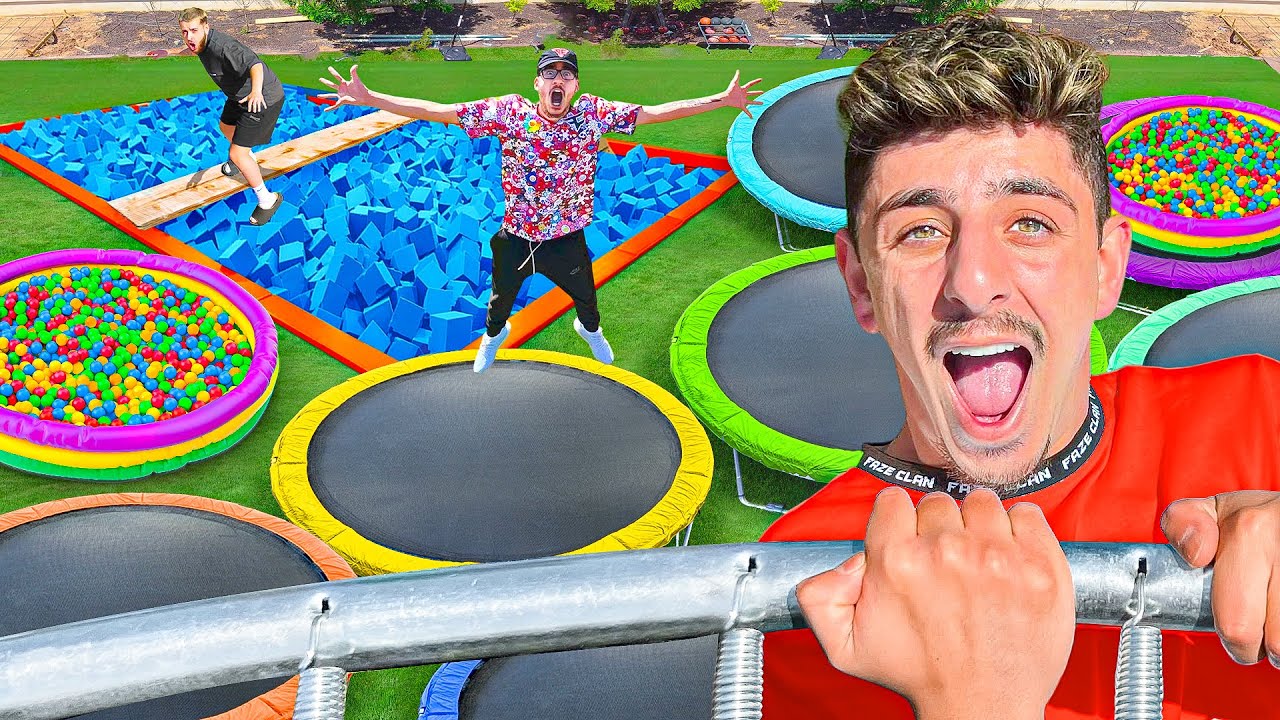 Turning My House Into a TRAMPOLINE PARK!!