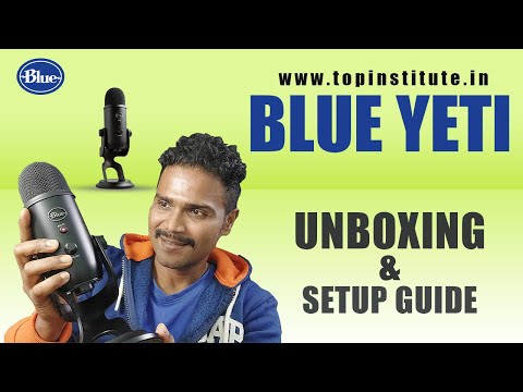 best mic for youtube 2022 | blue yeti mic unboxing & setup