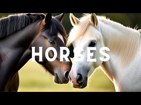1 HOUR of AMAZING HORSES From Around the World - Best Relax Music, Meditation, Stress