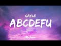 GAYLE Abcdefu Lyrics