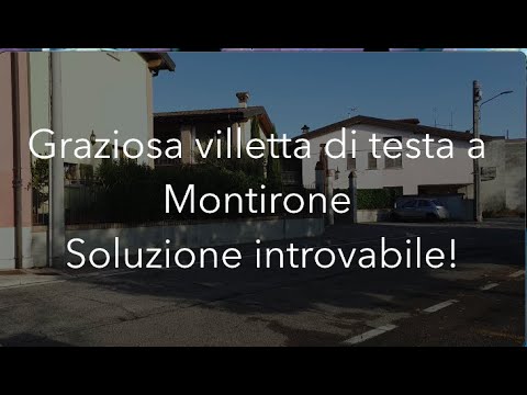 [MONTIRONE - Villetta di testa, introvabile!]