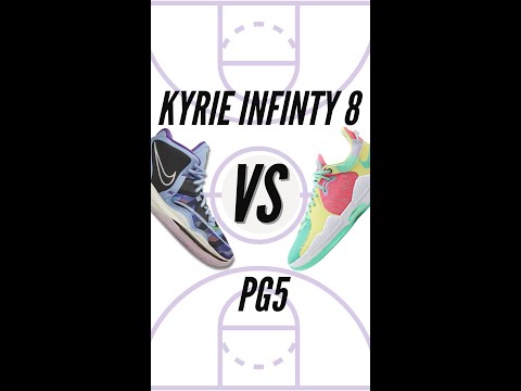 Nike Kyrie Infinity 8 vs PG5 - Which shoe is better to hoop in? #shorts