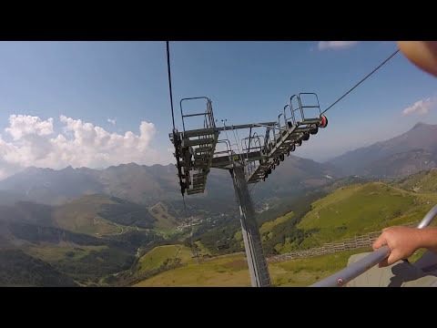 Discesa integrale estiva seggiovia Leitner "Cabanaira" limone (CN)