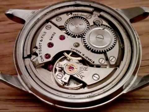 TISSOT cal. 27B-1 mens vintage watch from 1957