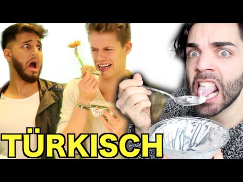 7 Youtubers Try TURKISH Sweets for the First Time Emrah