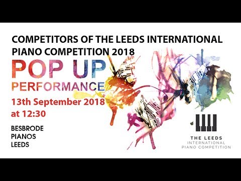 Yuanfan Yang plays Schubert - Litanei Transcription by Liszt in a Pop Up Performance