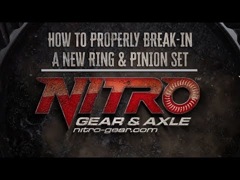 How To: Properly Break-In A NEW Ring & Pinion Gear Set