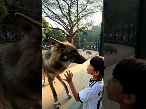 Lobo Guará Protege Menino no Zoológico de São Paulo