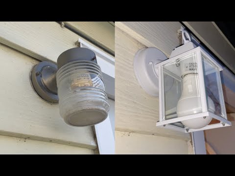 How to Install Outdoor Light Fixture, DIY, Easy Electrical Work