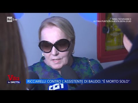 Katia Ricciarelli contro l'assistente di Baudo: "È morto solo" - Vita in diretta 15/09/2025