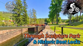 Virtual Biking | Ride Through Sculpture Park & Historic Boat Locks