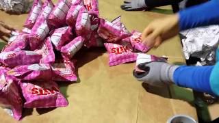 스티커 제거 후 수정 스티커 재부착 (보수작업)