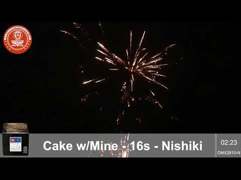 DMX 2810 Series Pro Cakes.  Dominator Fireworks Prosumer level cakes for designing firework displays