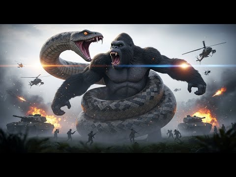 Untamed Showdown: King Kong, Titanoboa & The Army Unleashed!