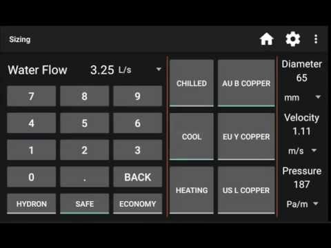 Rapid HVAC Pipe Sizing Video