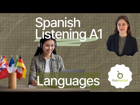 Idiomas | Comprensión auditiva A1- Spanish listening practice- Languages