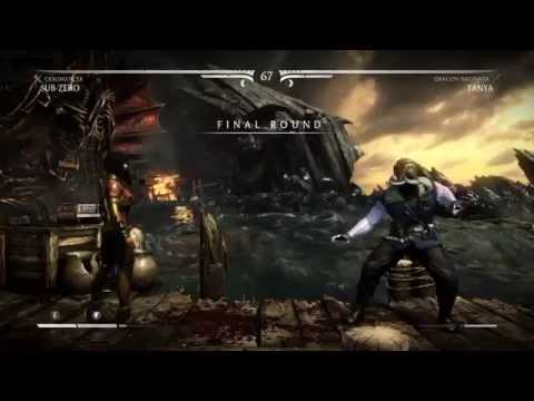 Mortal Kombat X - Sub-Zero vs Tanya