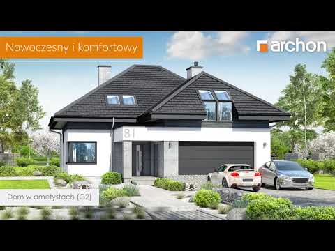 Dom w ametystach (G2) – Nowoczesny i komfortowy I ARCHON+ Projekty Domów
