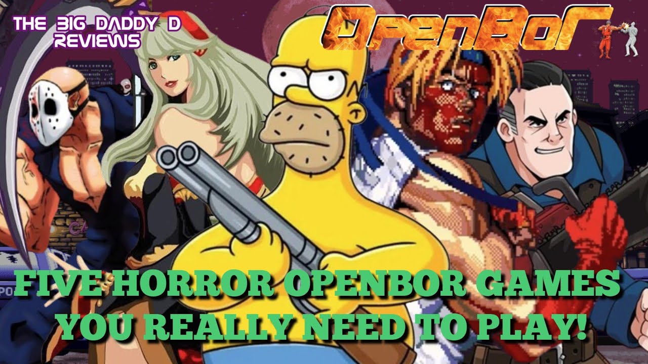 Top Five Horror OpenBOR Games You Really Need To Play! | The Big Daddy D Reviews 🎃🧟‍♂️🧟‍♀️🔪