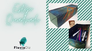 Vídeo de Kit Estojo quadrado