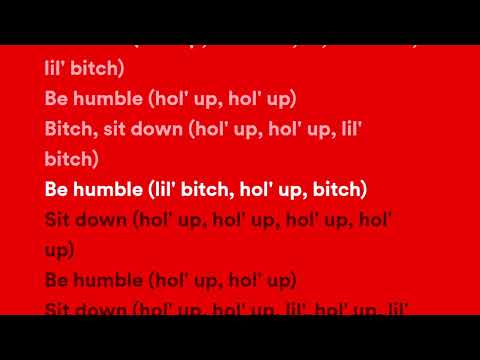 Kendrick Lamar - HUMBLE. (Lyrics)