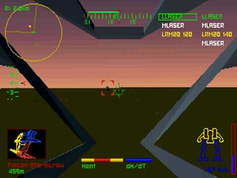 Mechwarrior 2 Playthrough: Clan Wolf - Mission 2 - Flame Tongue