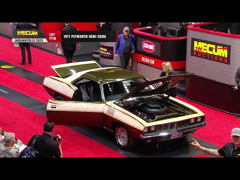 SOLD for $325,000 1971 Plymouth Hemi Cuda // Mecum Indy 2023